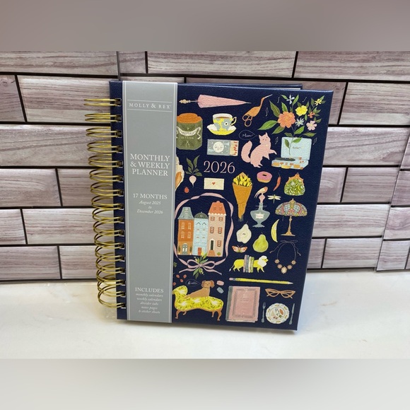 Molly & Rex Office Molly Rex 226 Planner Monthly And Weekly Sticker